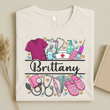 Nurse Tools Personalized Nurse T-Shirt – registered nurse shirt