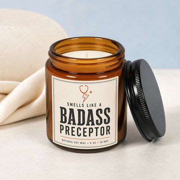Smells like a badass preceptor 9oz Candle