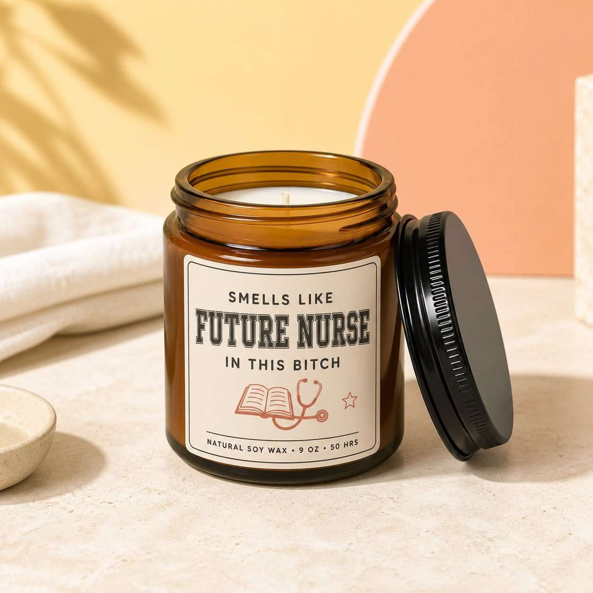 Smells like future nurse in this bitch 9oz Candle