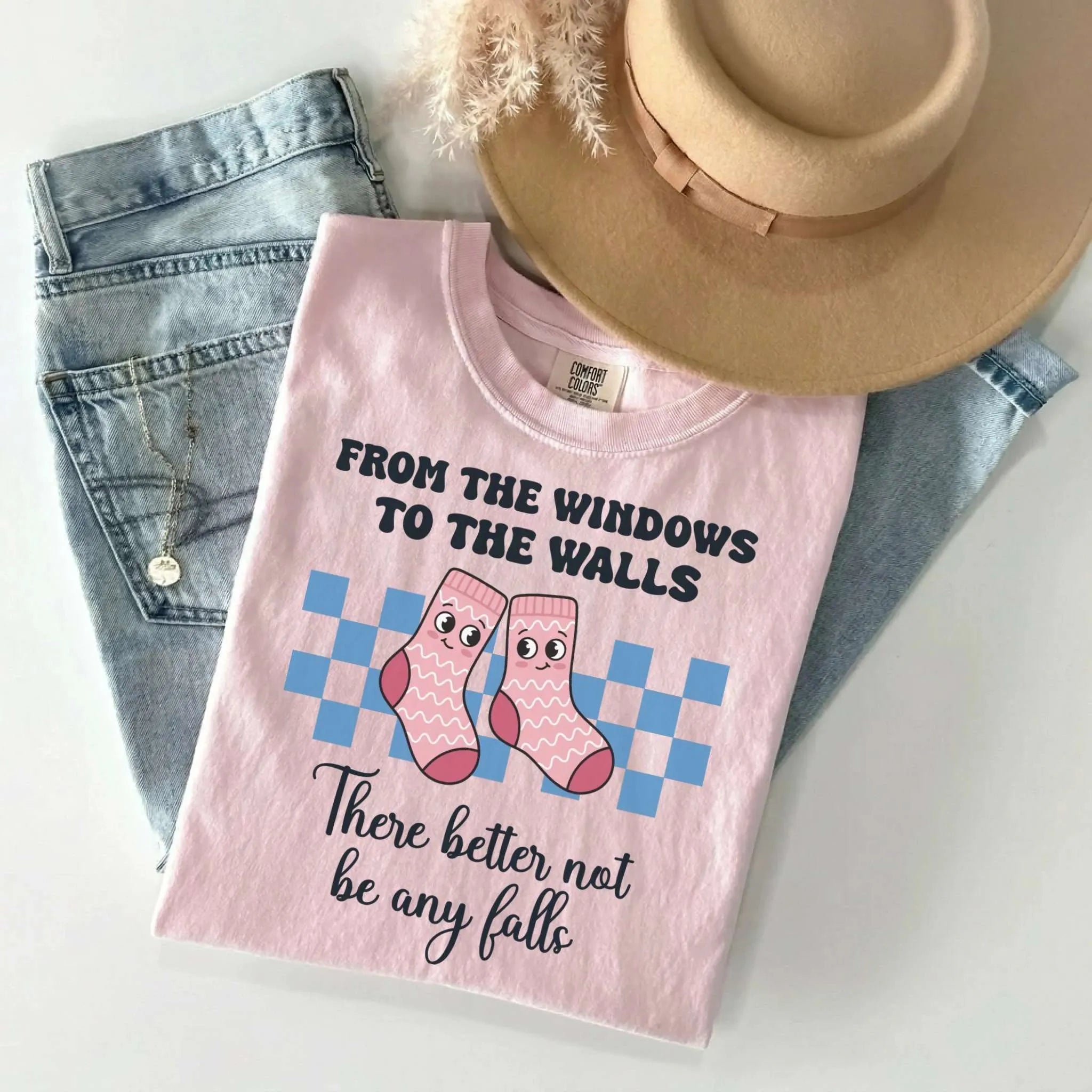 From the Windows to the Walls Nurse Comfort Colors Tee