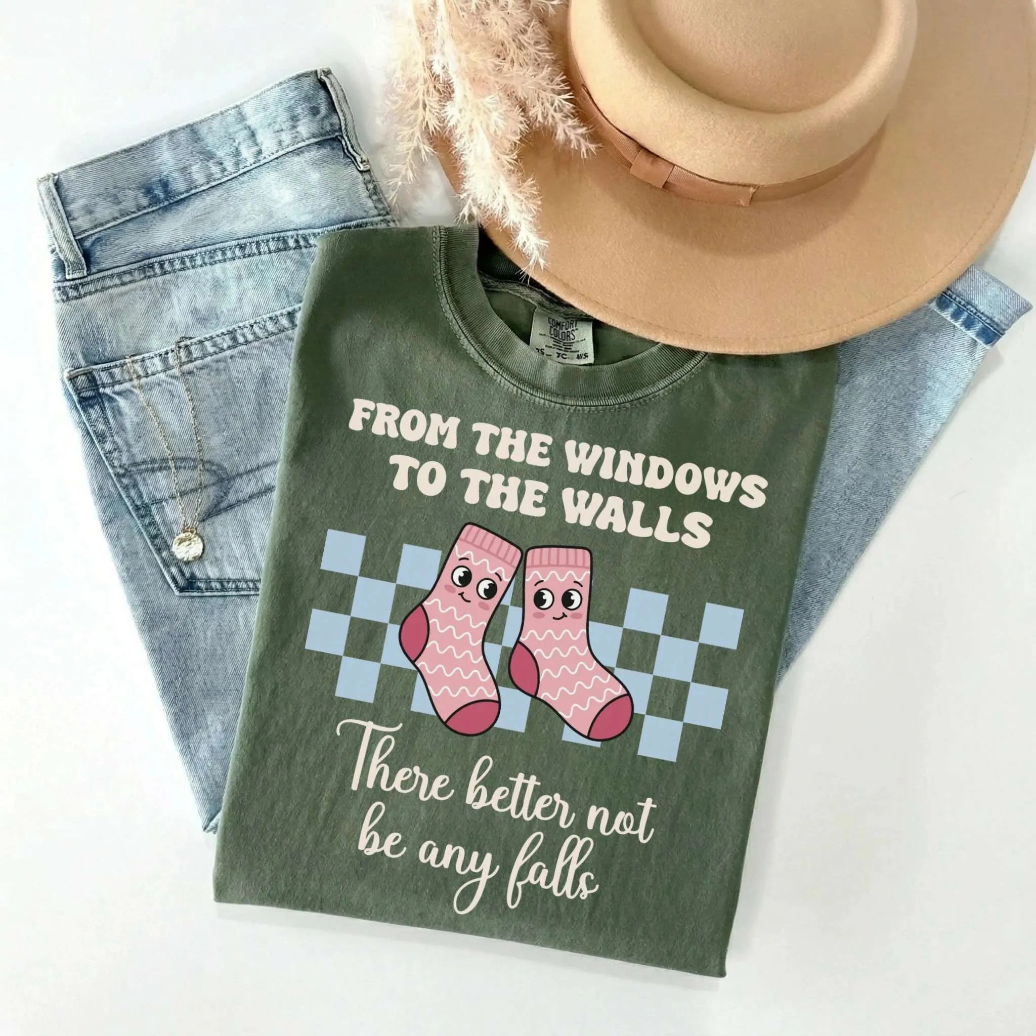 From the Windows to the Walls Nurse Comfort Colors Tee