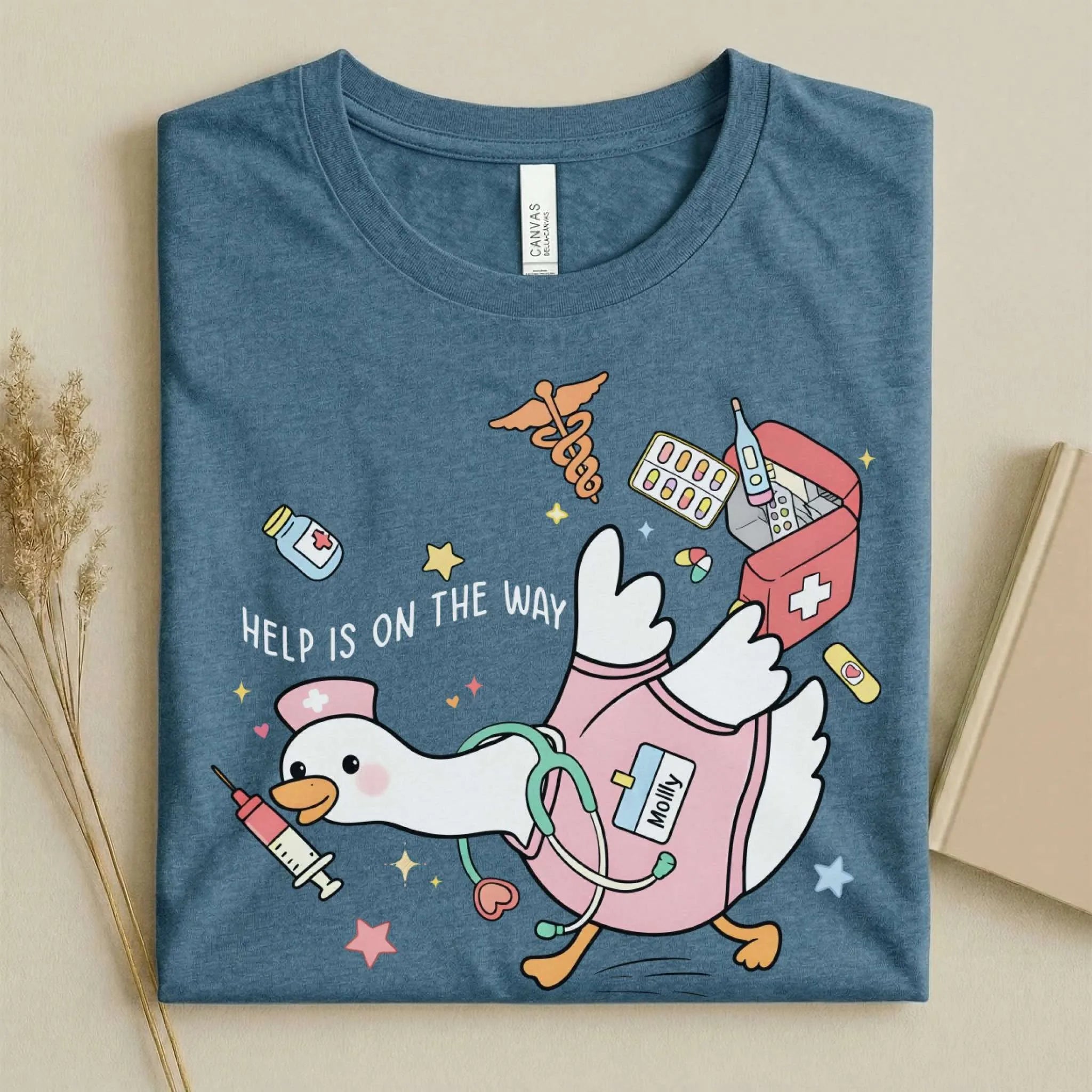 Help Is on the Way Cute Nurse T-Shirt