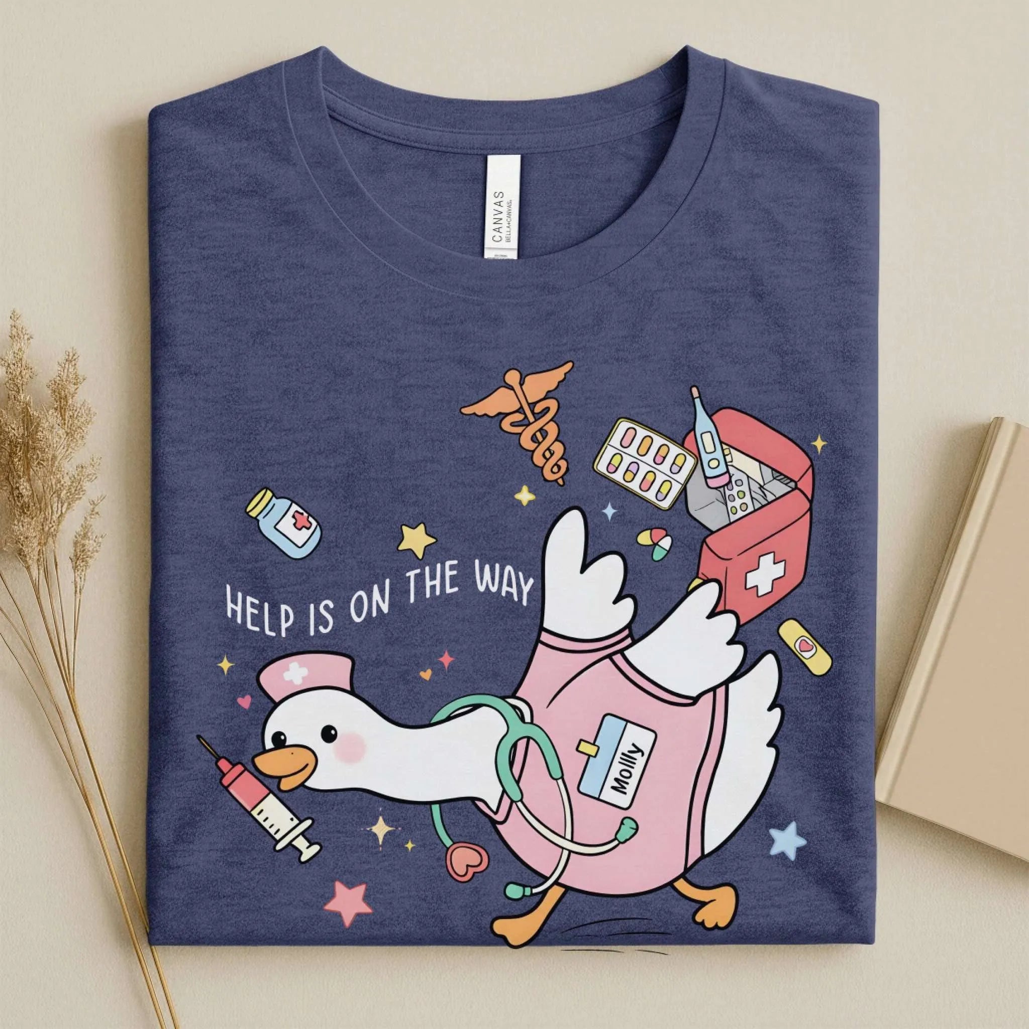 Help Is on the Way Cute Nurse T-Shirt