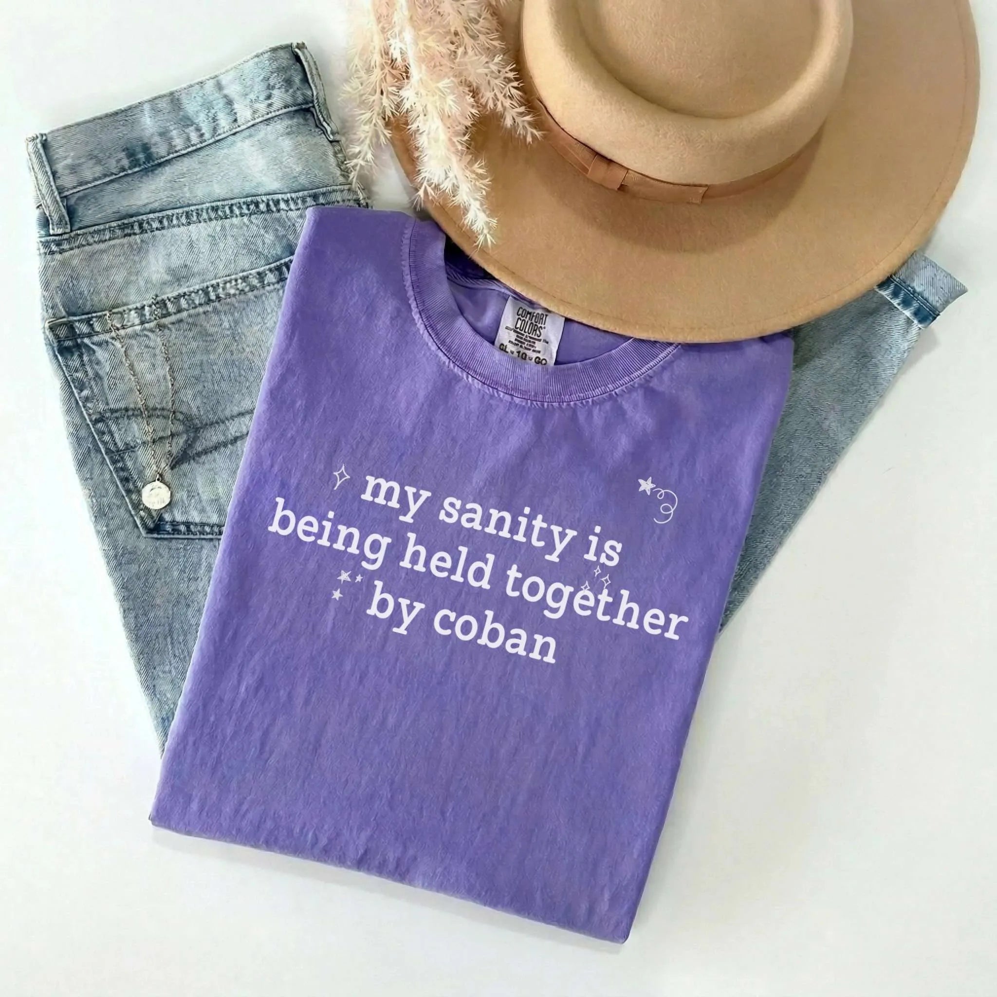My Sanity Is Held Together By Coban Nurse Comfort Colors Tee