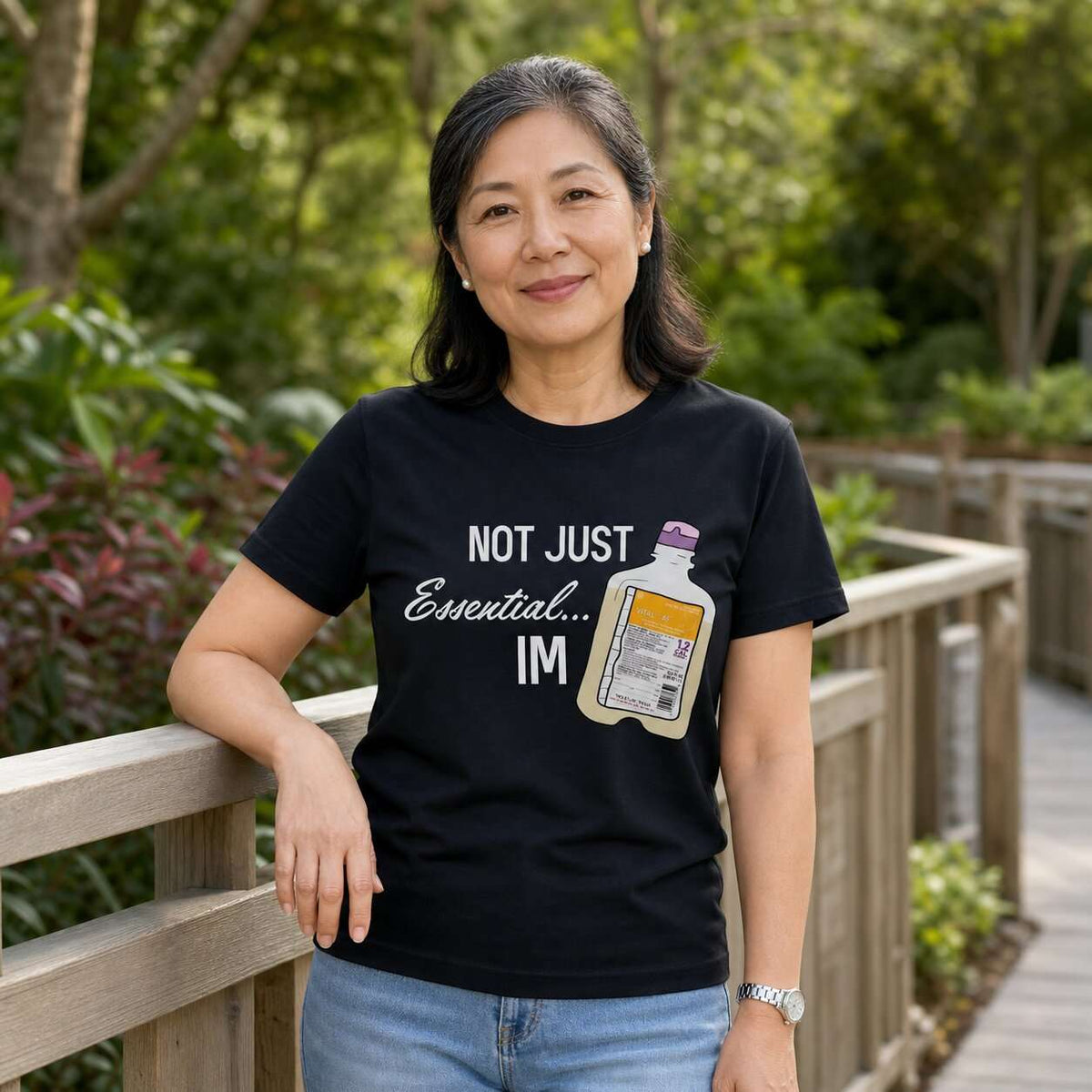 Not Just Essential I'm Vital AF Funny Nurse T-Shirt