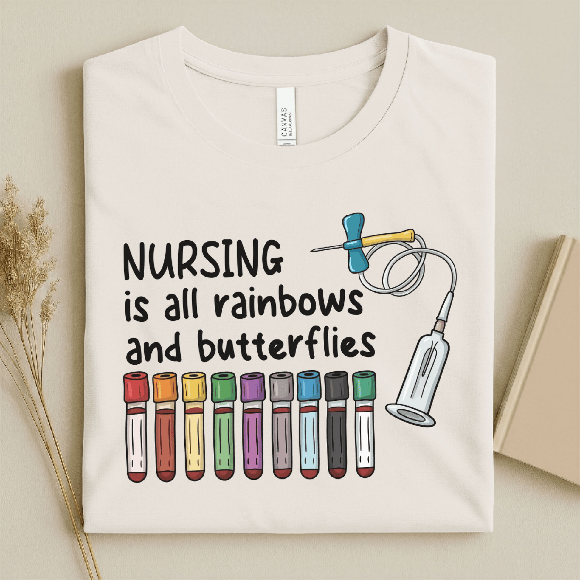 Nursehype Nursing Is All Rainbows Funny Nurse Tee