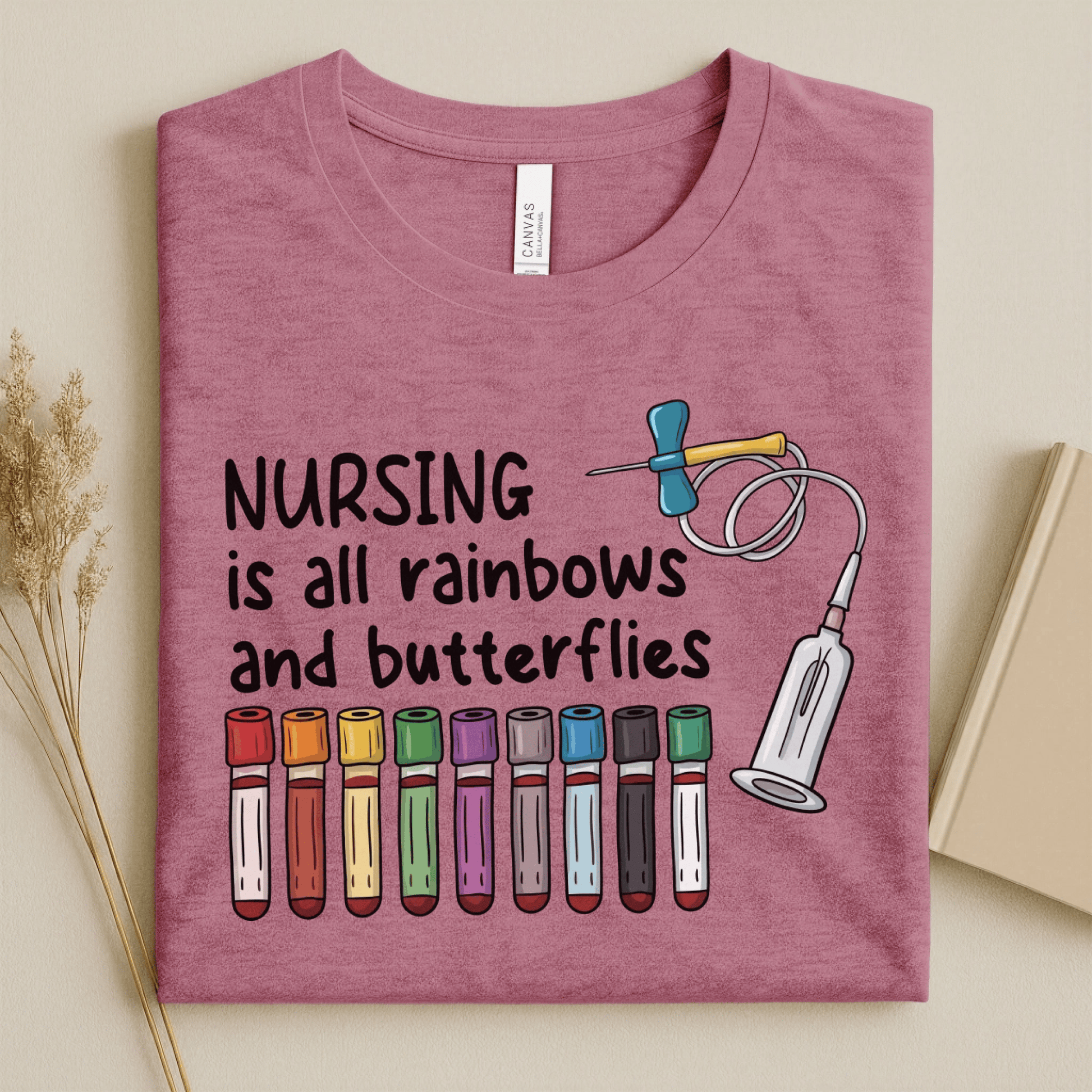 Nursehype Nursing Is All Rainbows Funny Nurse Tee