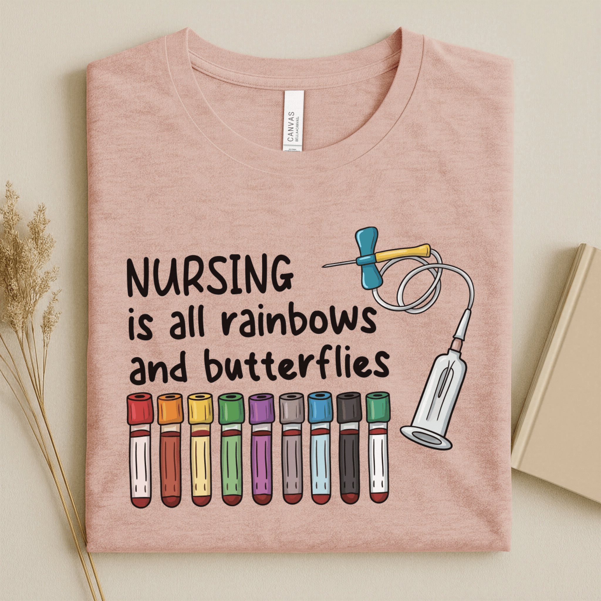 Nursehype Nursing Is All Rainbows Funny Nurse Tee