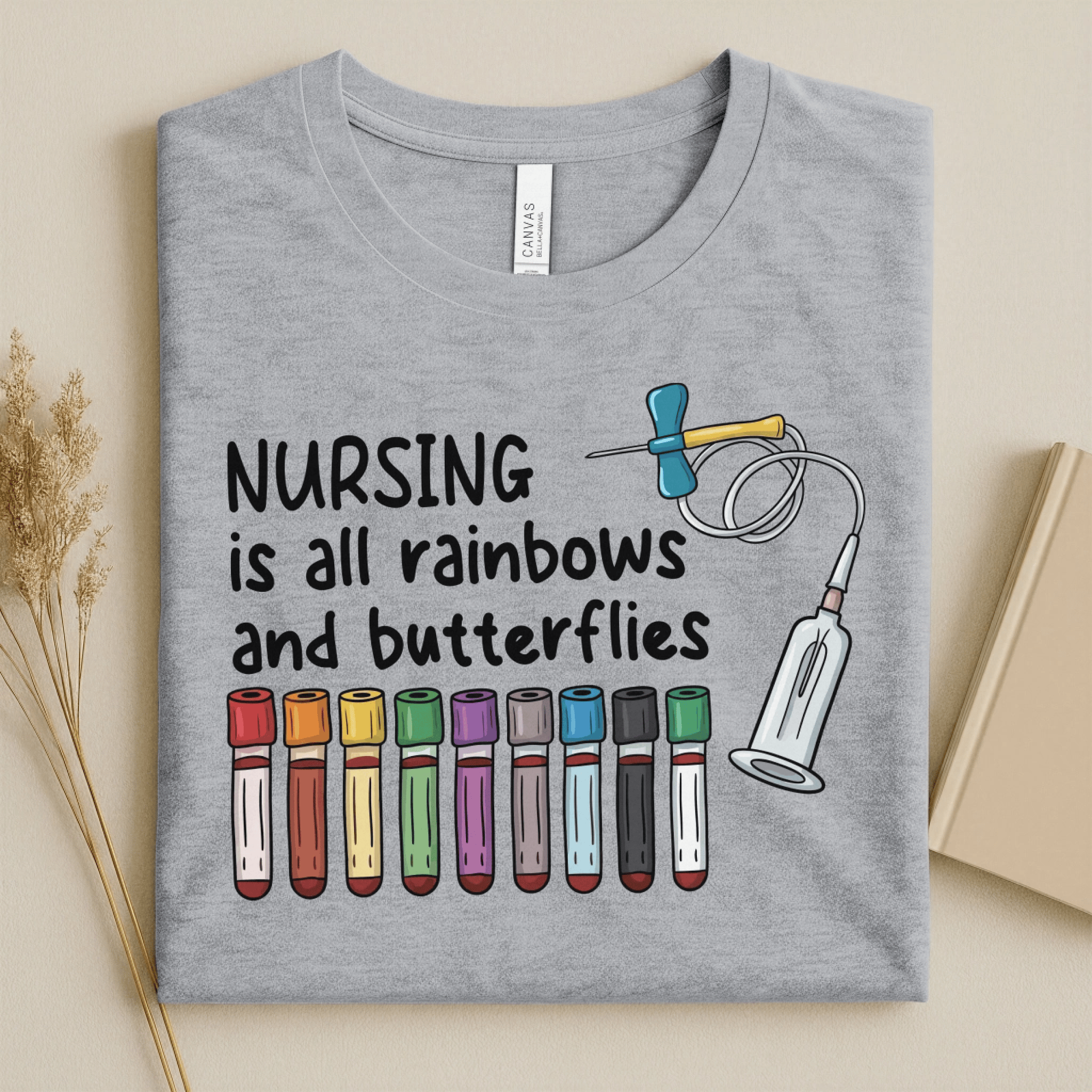 Nursehype Nursing Is All Rainbows Funny Nurse Tee