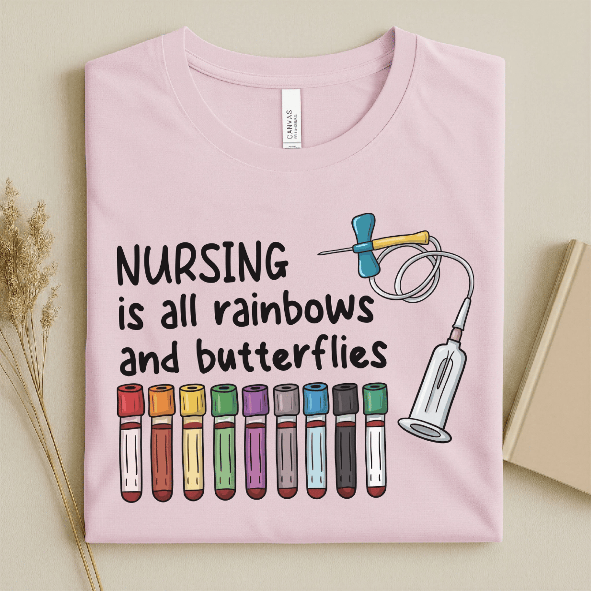 Nursehype Nursing Is All Rainbows Funny Nurse Tee