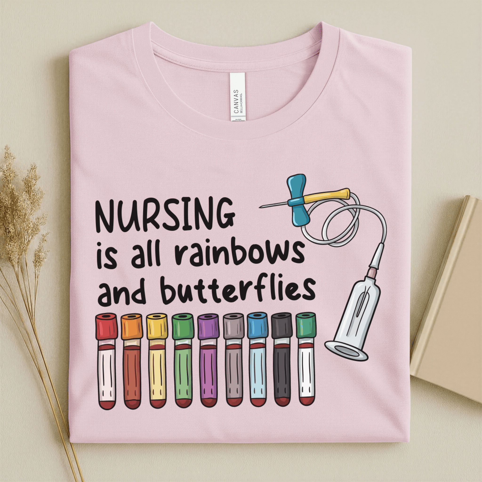 Nursehype Nursing Is All Rainbows Funny Nurse Tee