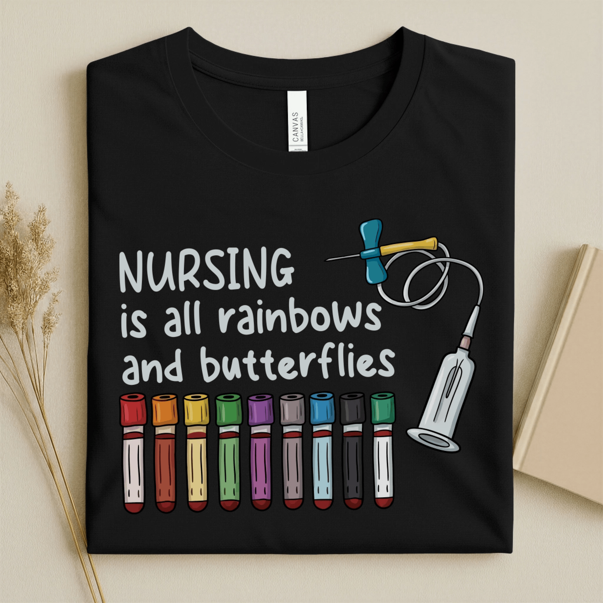 Nursehype Nursing Is All Rainbows Funny Nurse Tee