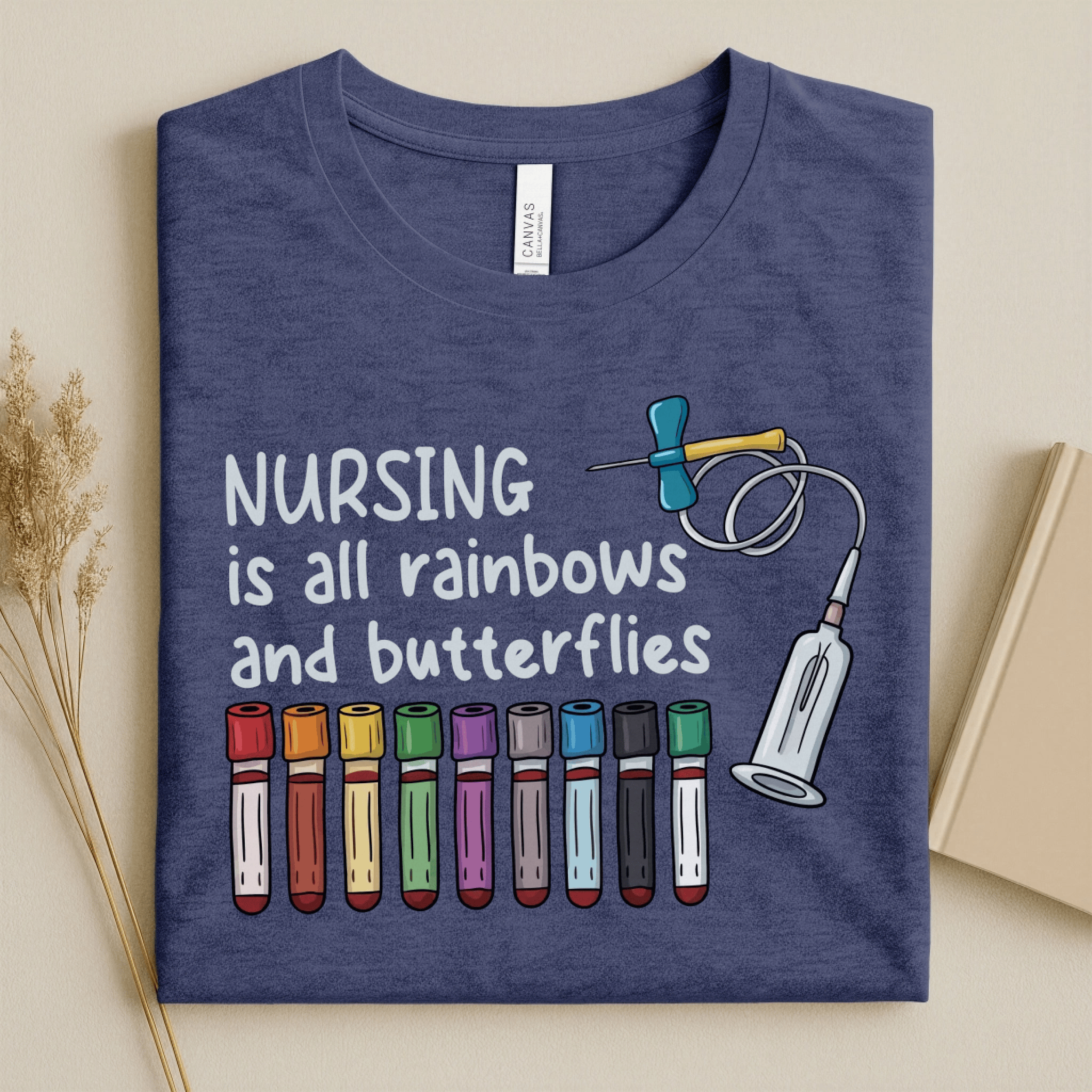Nursehype Nursing Is All Rainbows Funny Nurse Tee
