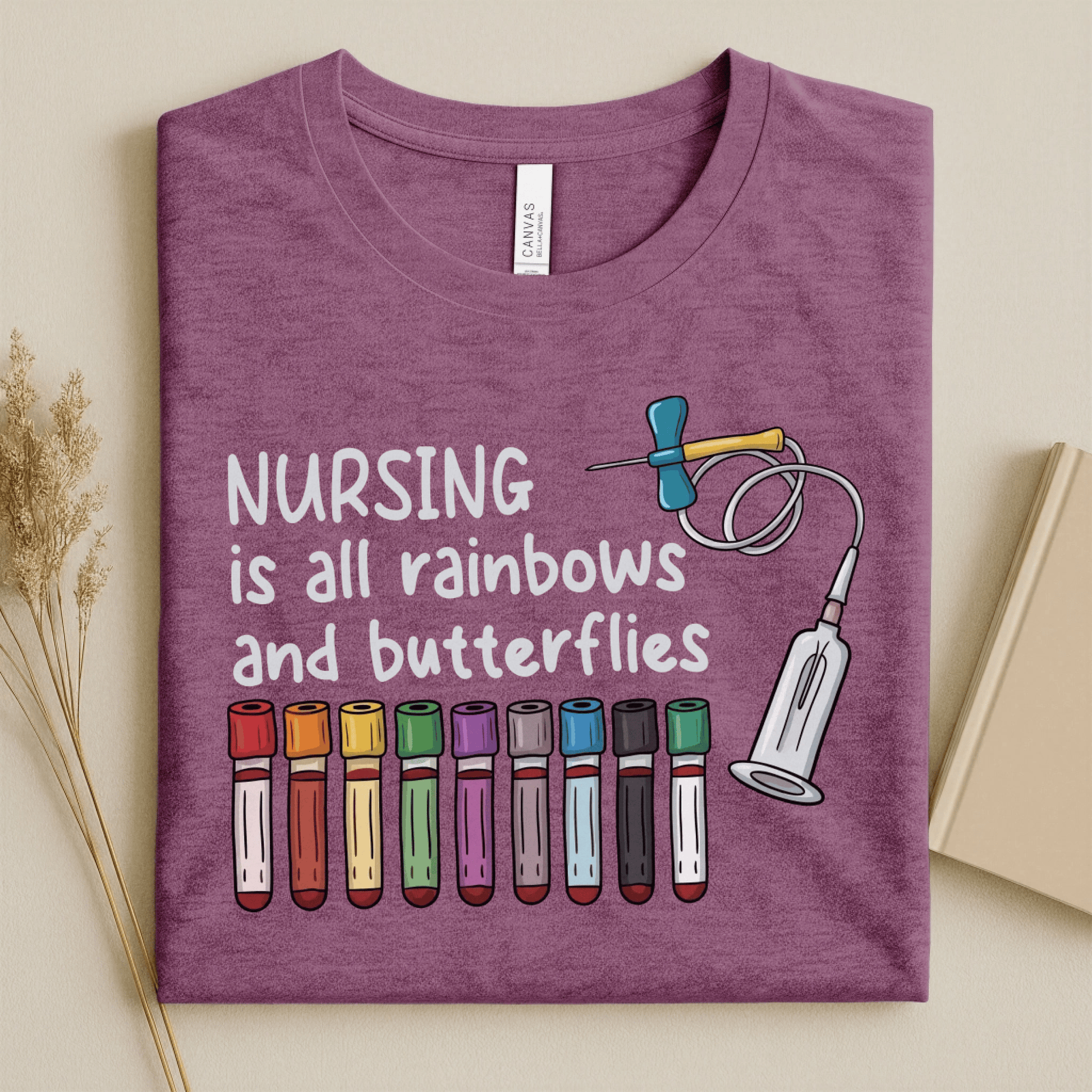 Nursehype Nursing Is All Rainbows Funny Nurse Tee