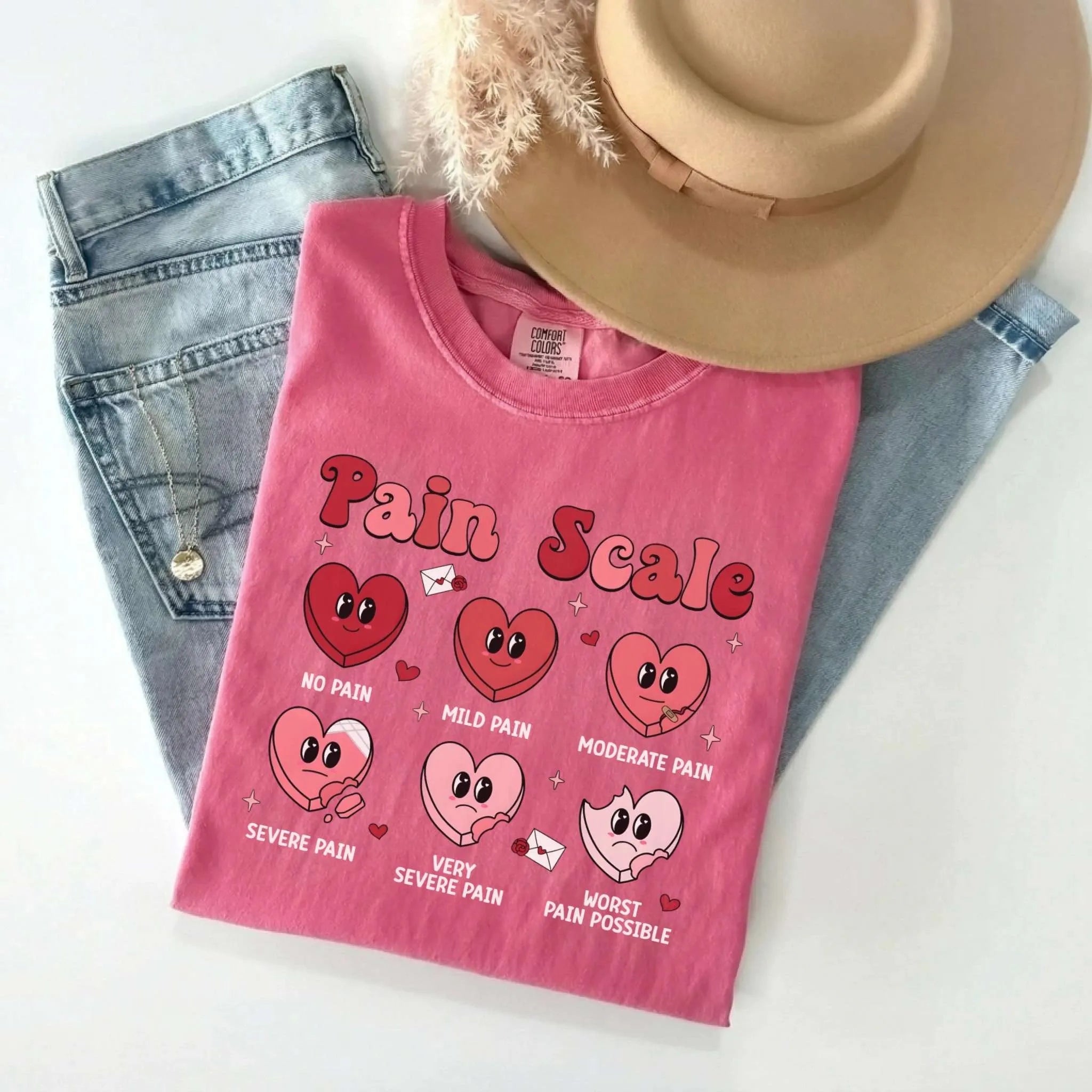 Pain Scale Nurse Comfort Colors Tee