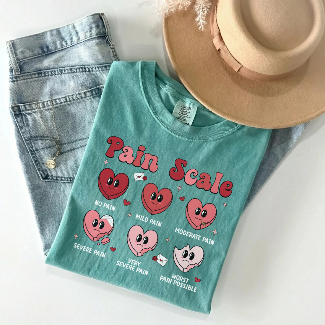 Pain Scale Nurse Comfort Colors Tee