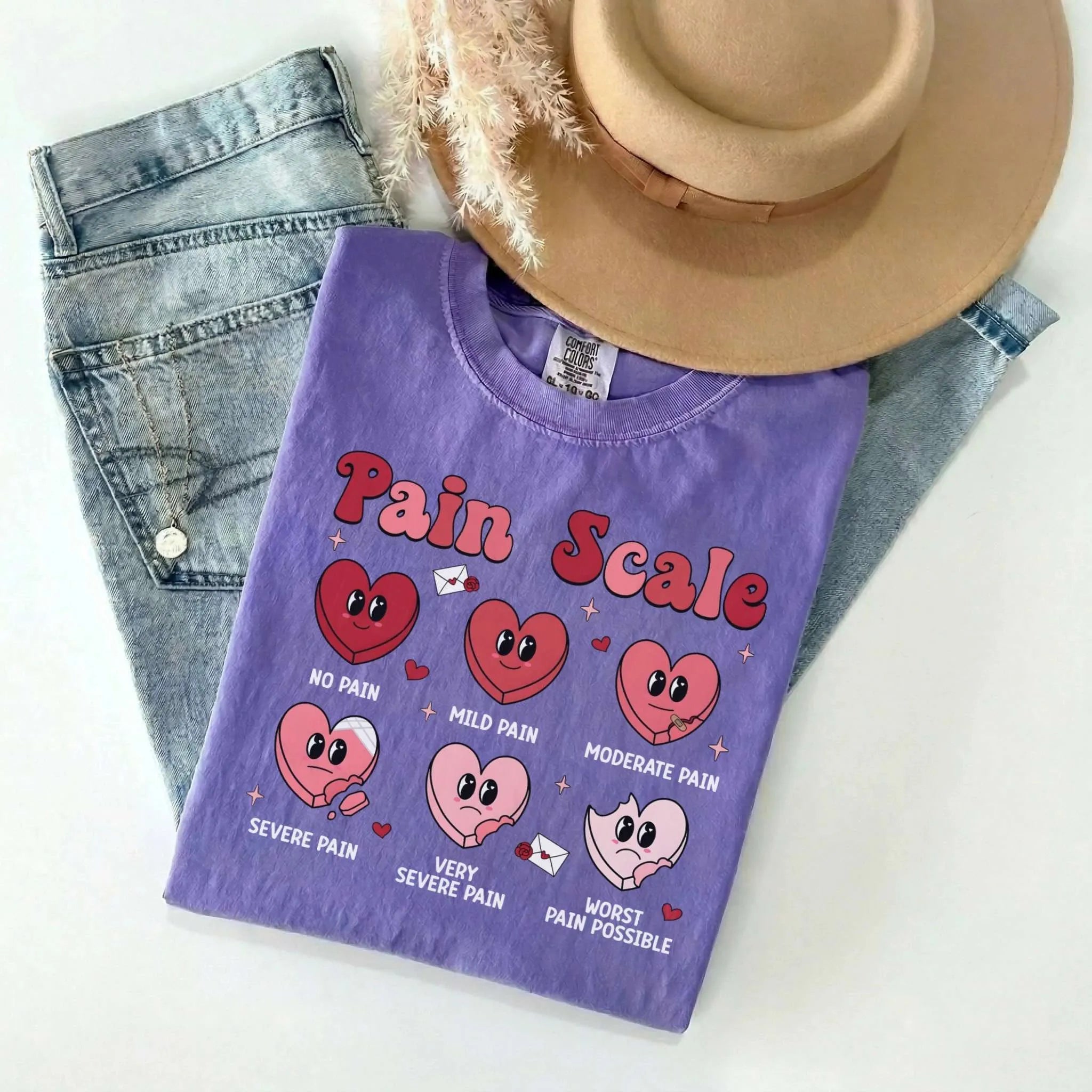 Pain Scale Nurse Comfort Colors Tee