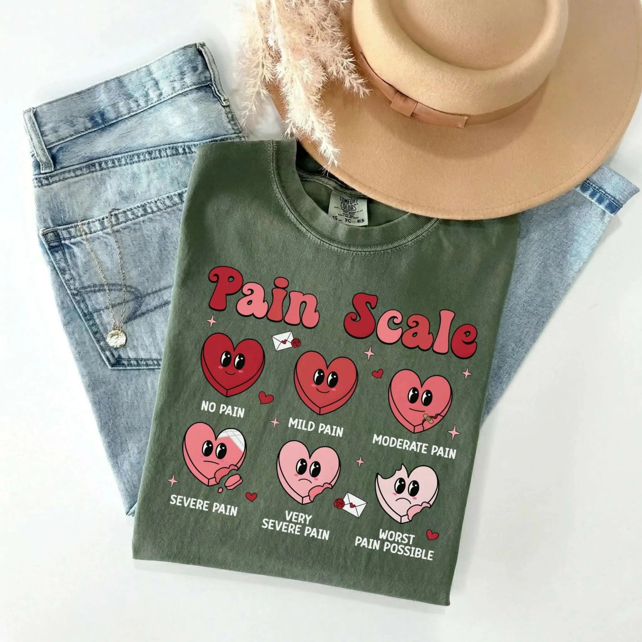 Pain Scale Nurse Comfort Colors Tee