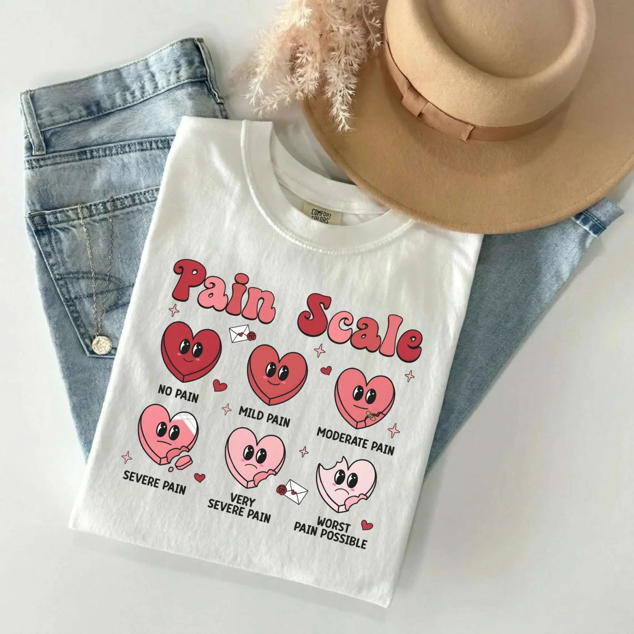 Pain Scale Nurse Comfort Colors Tee