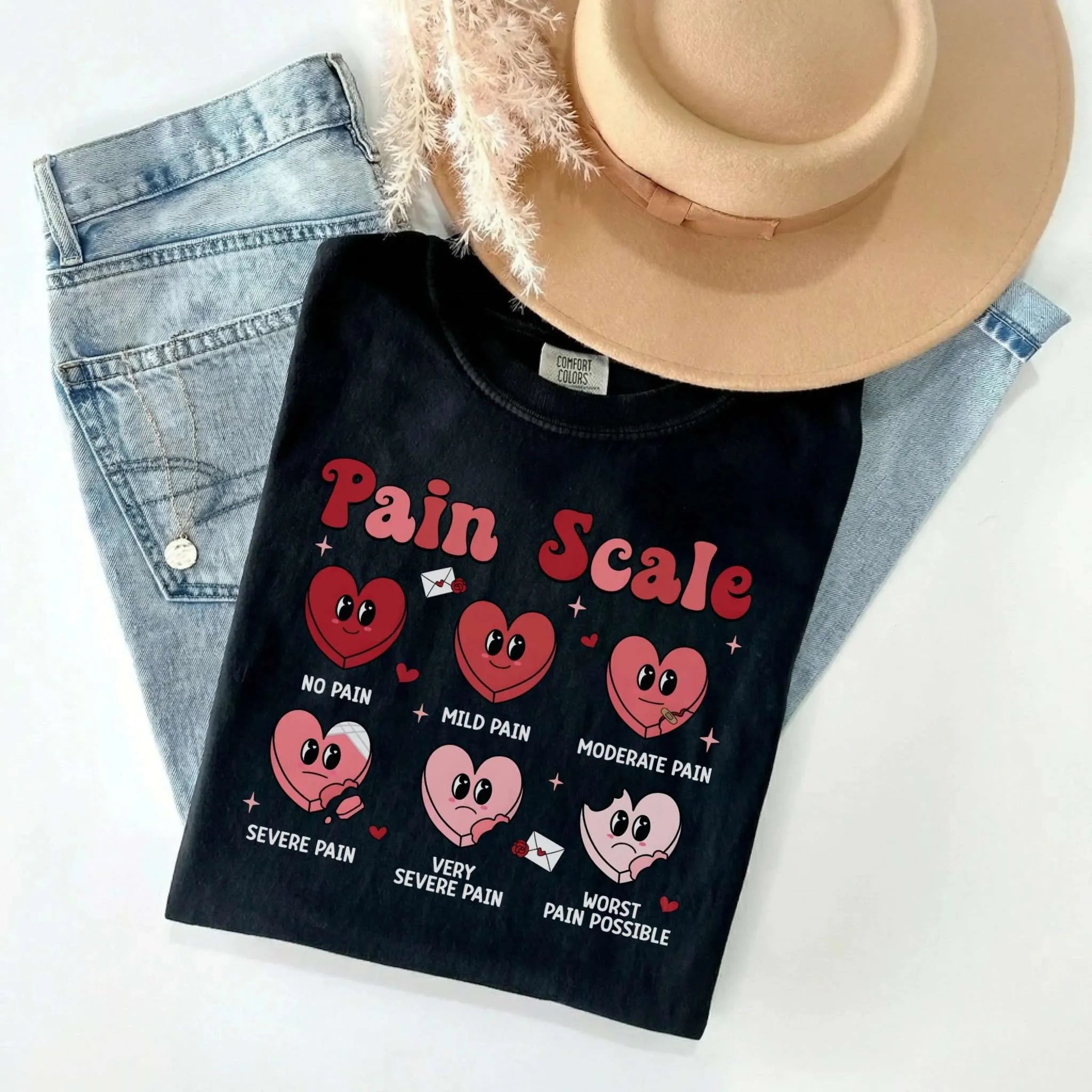 Pain Scale Nurse Comfort Colors Tee