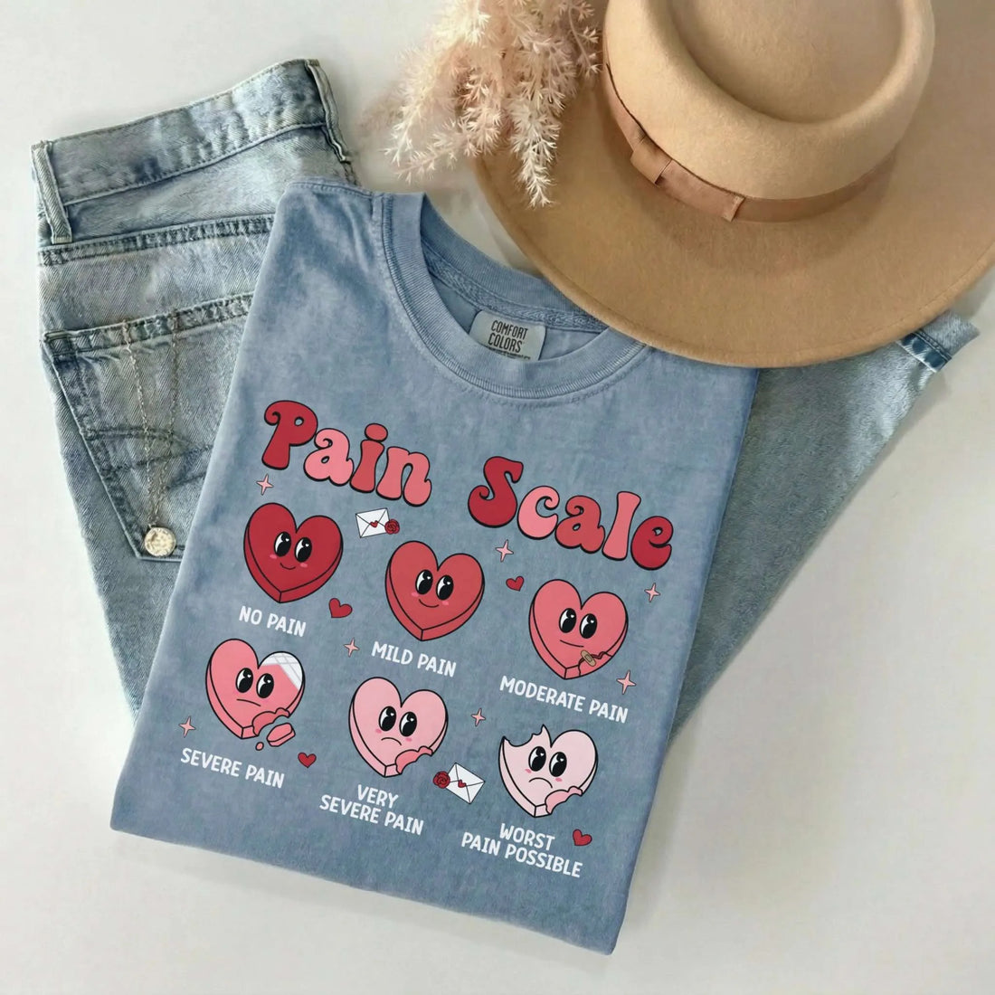 Pain Scale Nurse Comfort Colors Tee