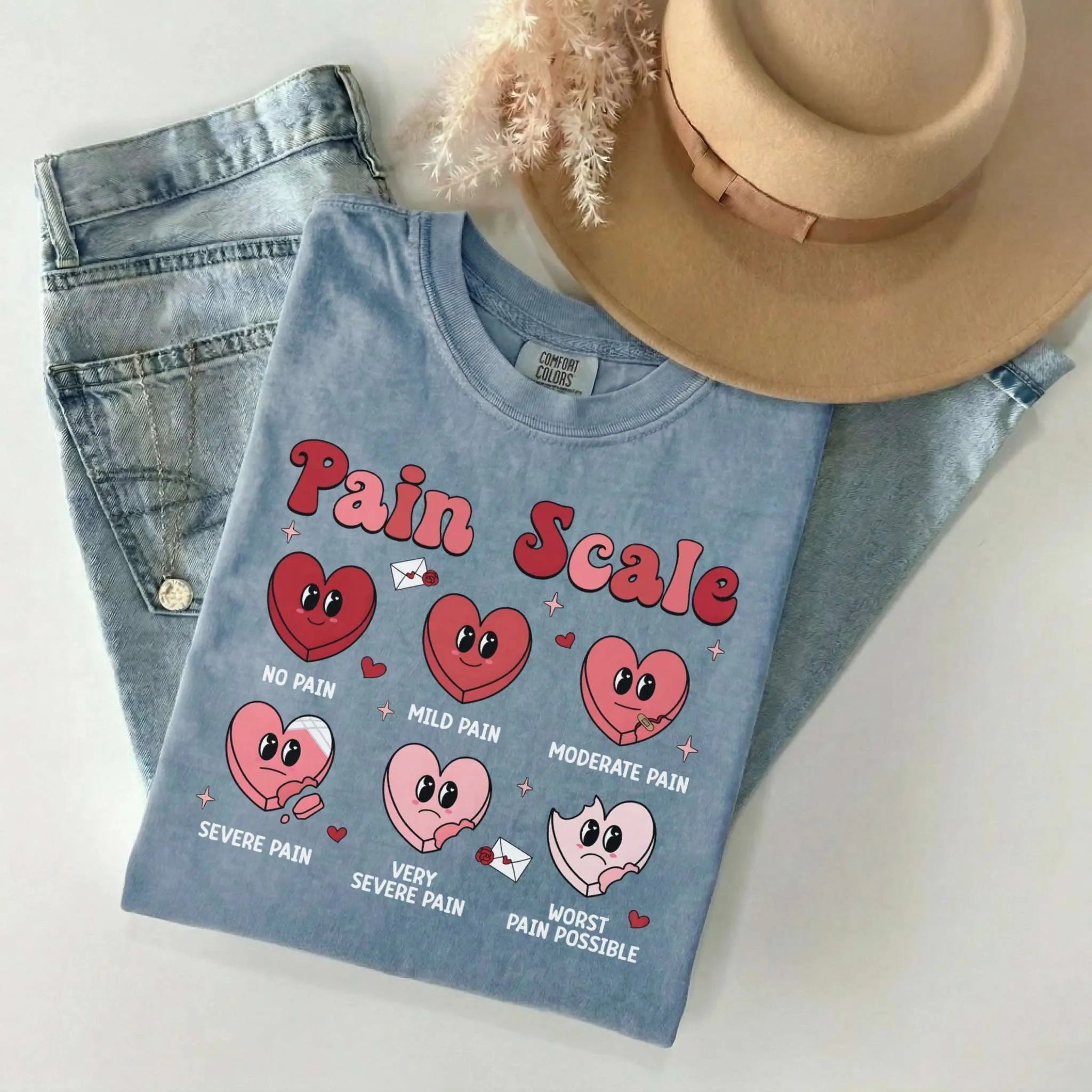 Pain Scale Nurse Comfort Colors Tee