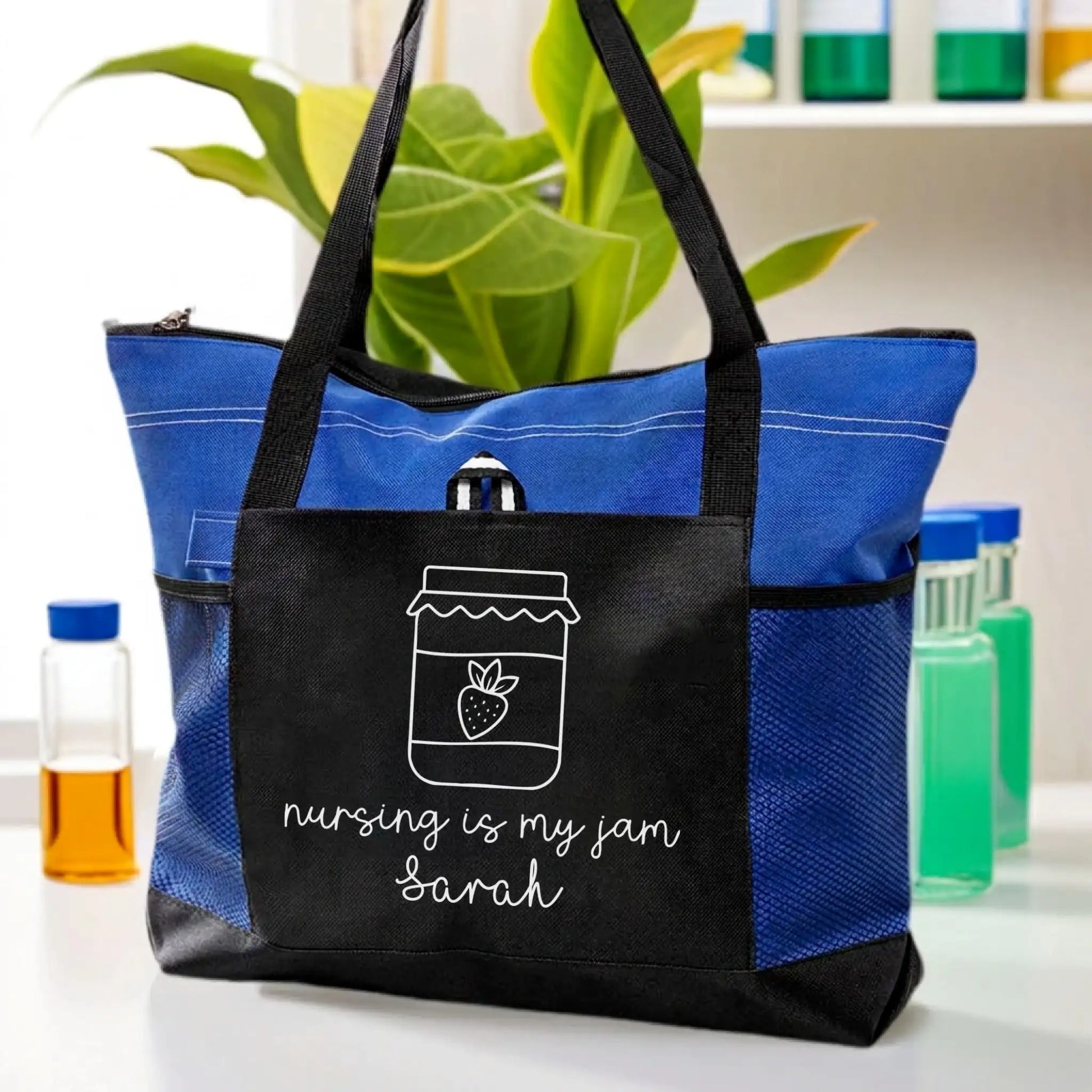 Nursehype Personalized "Nursing Is My Jam" Tote Bag