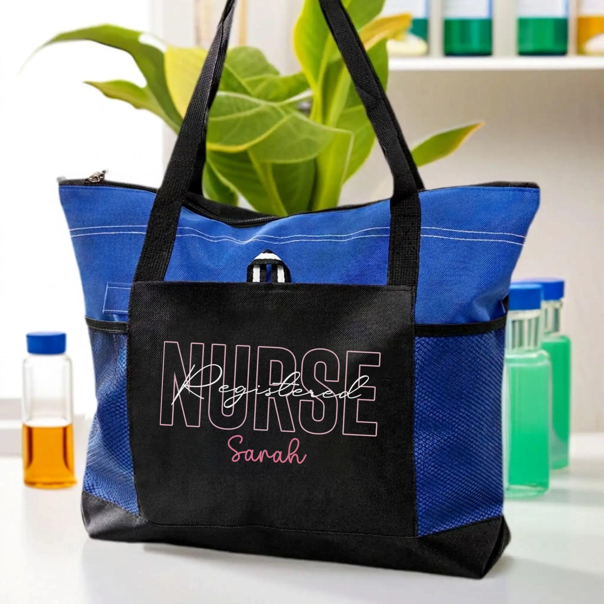 Nursehype Personalized Registered Nurse Outline Tote Bag