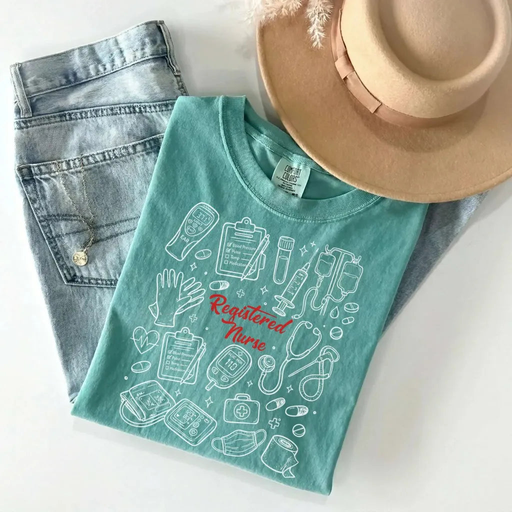 Registered Nurse Medical Tools Comfort Colors Tee