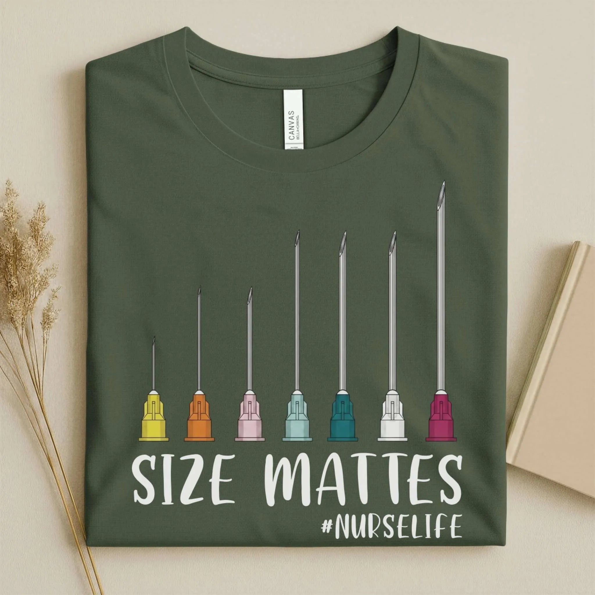 Size Mattes NurseLife Funny Nurse T-Shirt