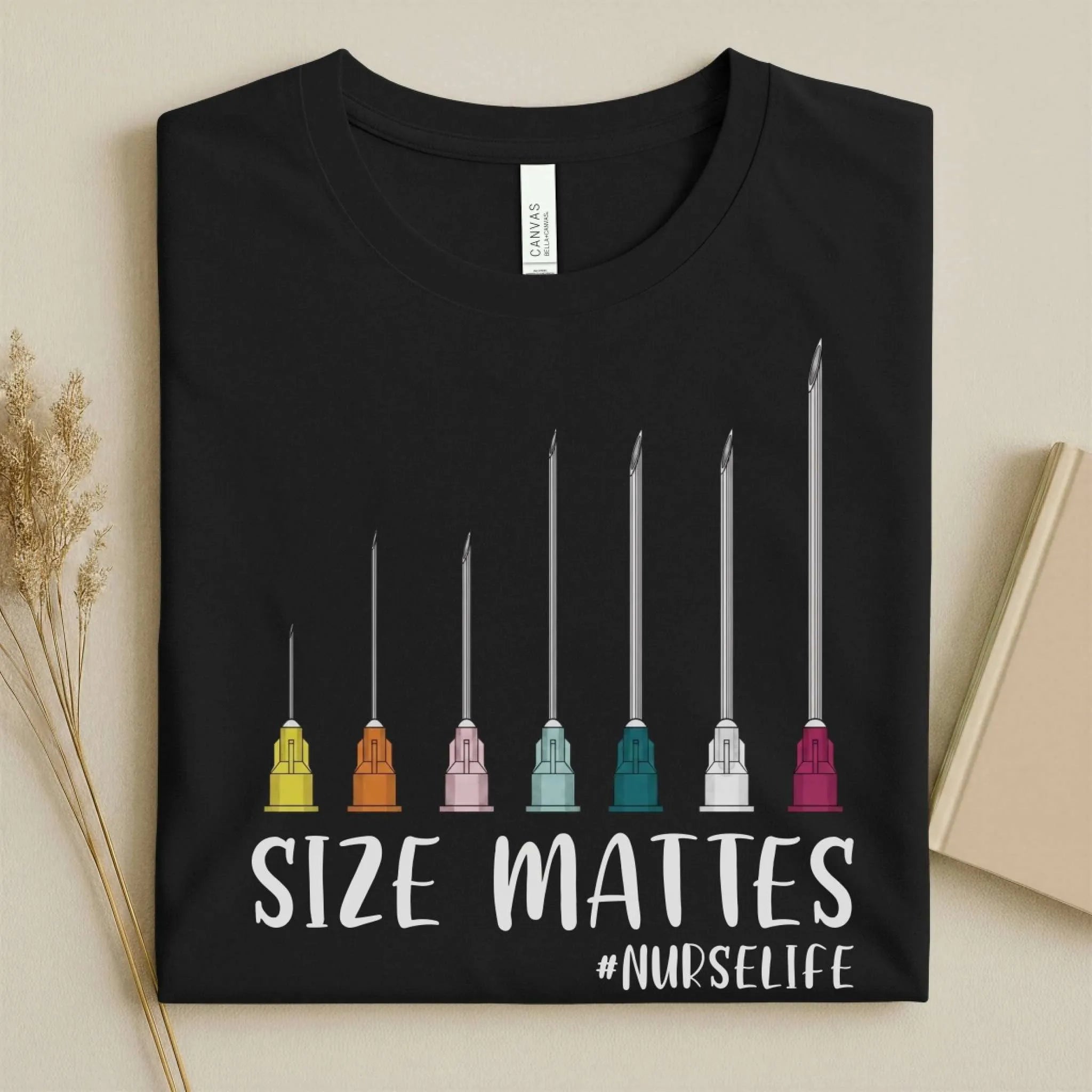 Size Mattes NurseLife Funny Nurse T-Shirt