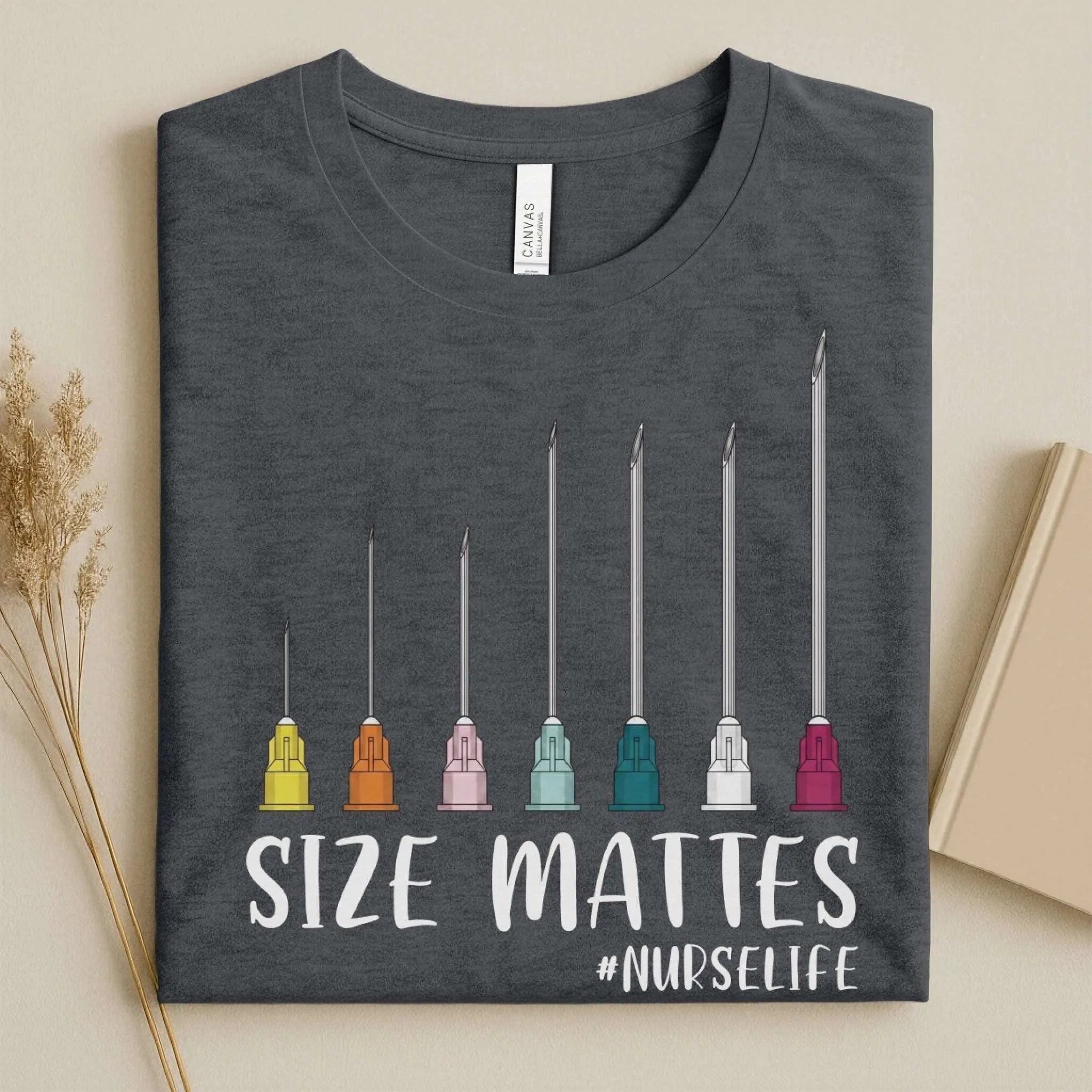 Size Mattes NurseLife Funny Nurse T-Shirt