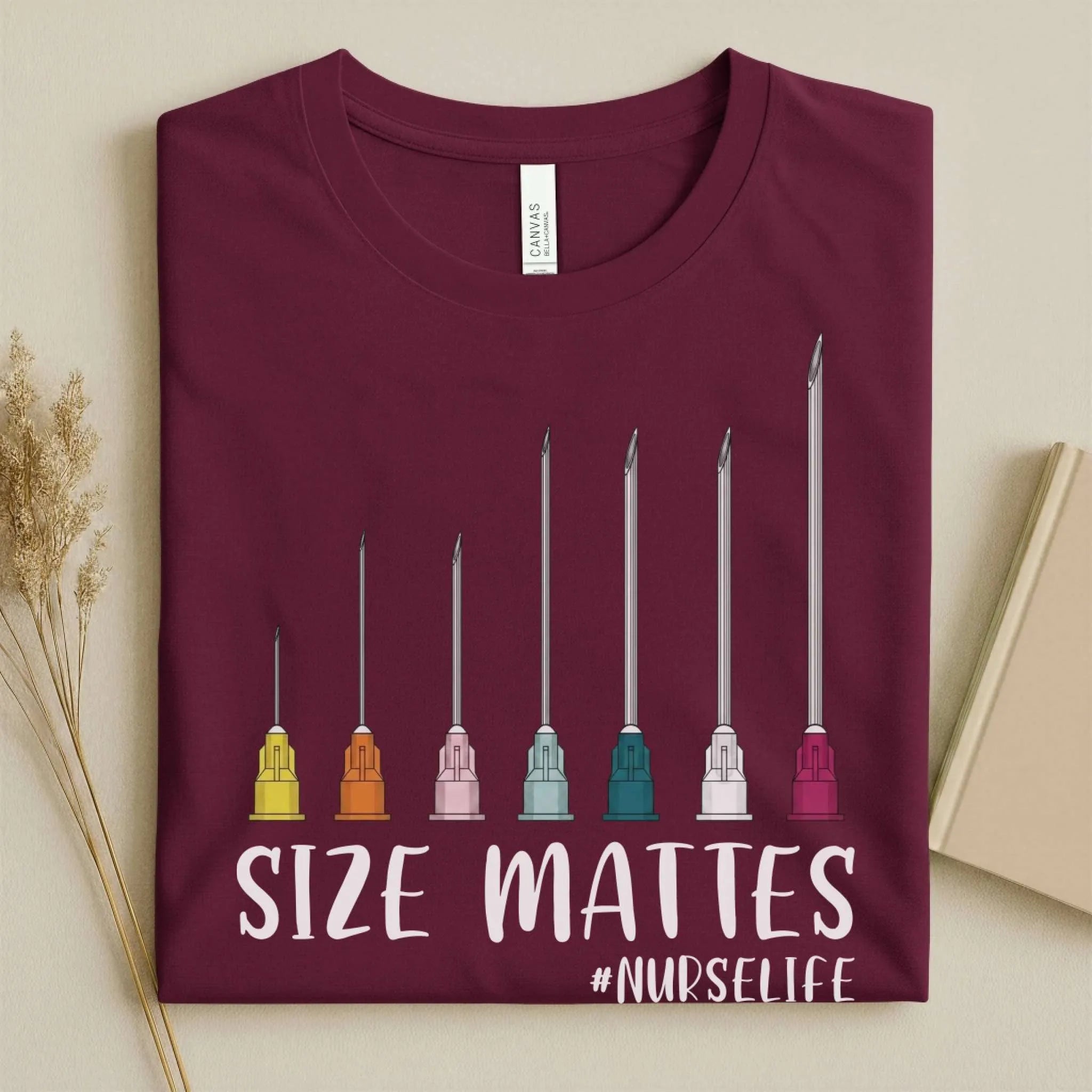 Size Mattes NurseLife Funny Nurse T-Shirt