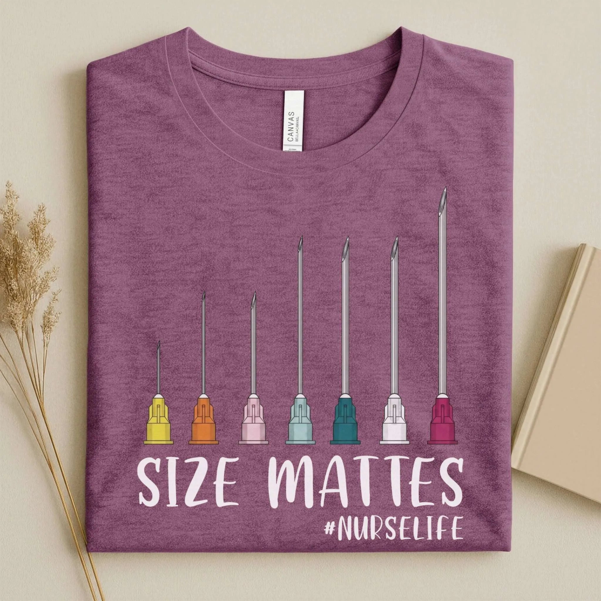 Size Mattes NurseLife Funny Nurse T-Shirt