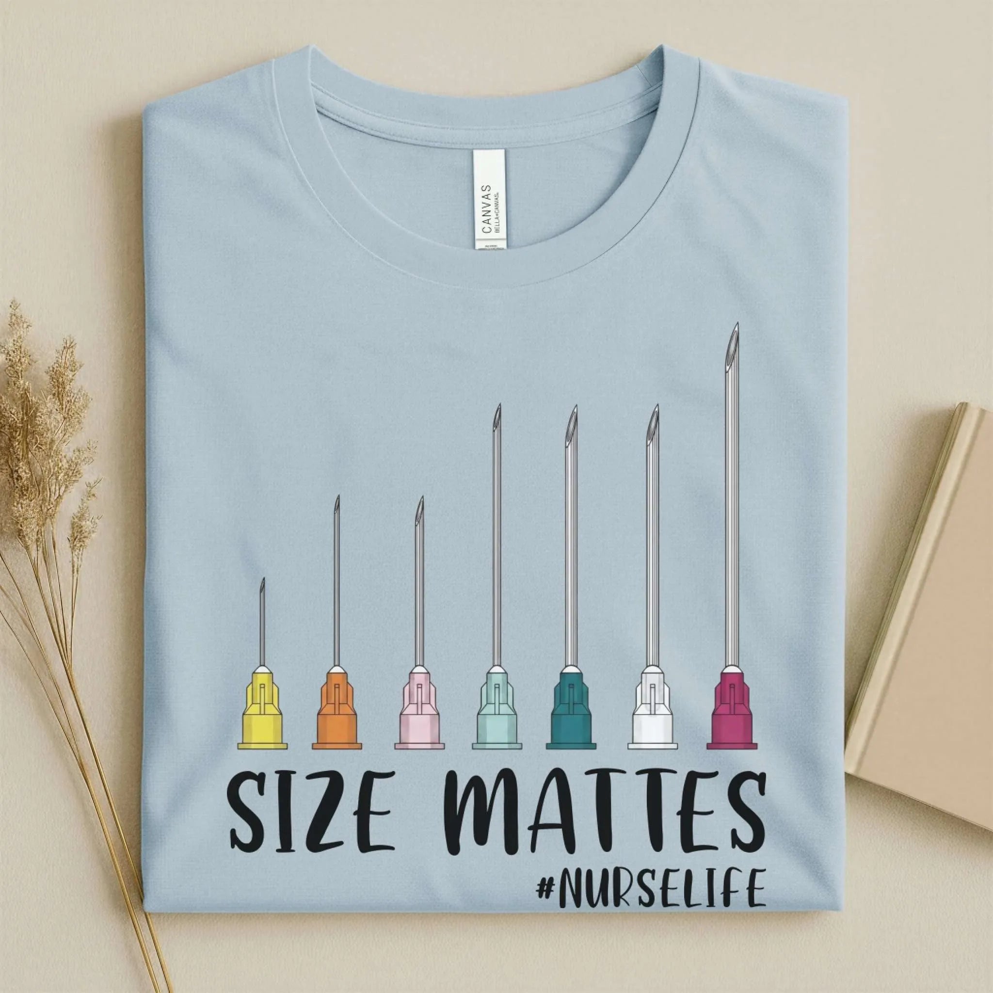 Size Mattes NurseLife Funny Nurse T-Shirt
