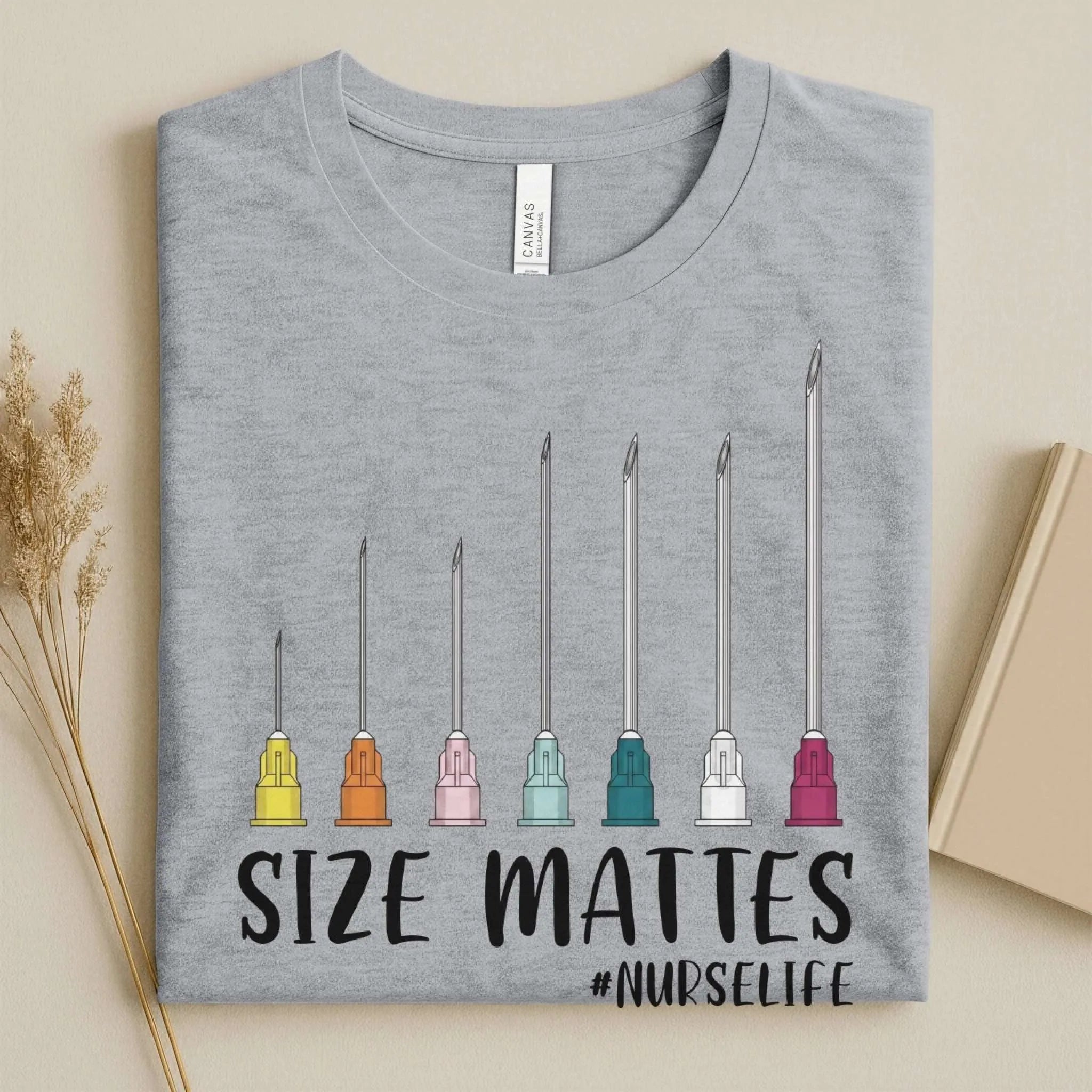 Size Mattes NurseLife Funny Nurse T-Shirt