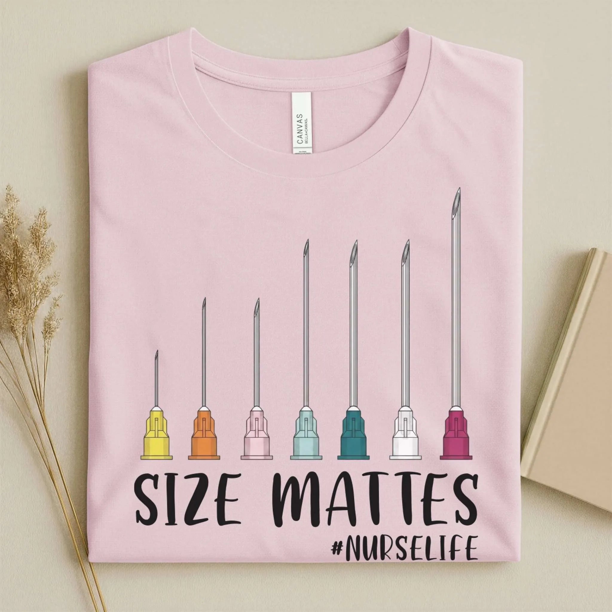 Size Mattes NurseLife Funny Nurse T-Shirt