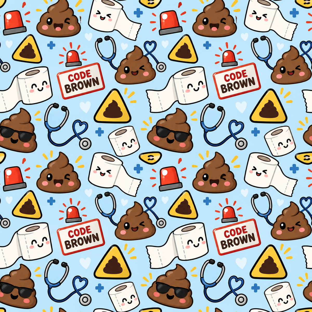 Hospital Emergency Alert Humor Pattern Scrub Set, Scrub Pants and V Neck Top